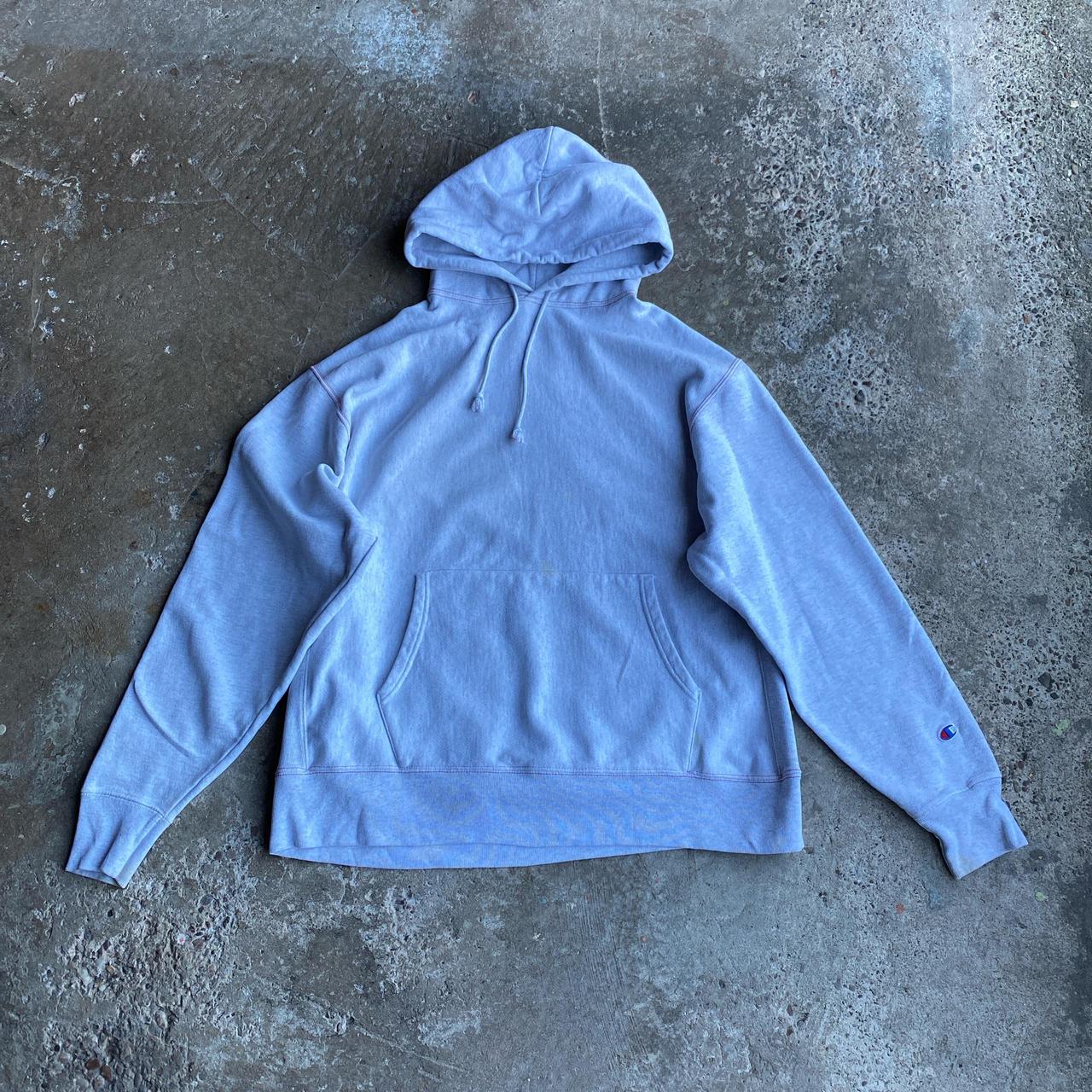 Grey Champion Drawstring Hoodie - XL