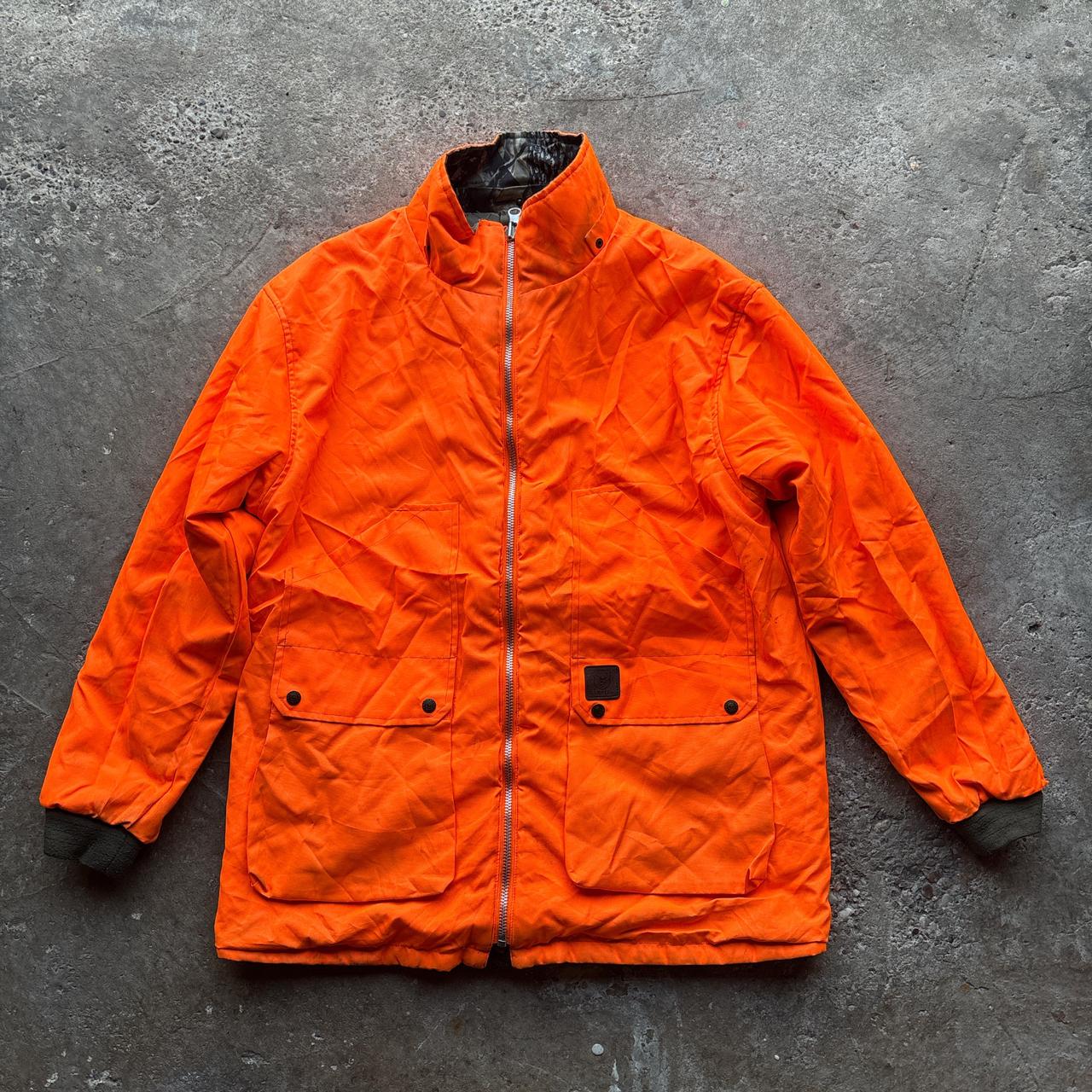 Camo and orange reversible Kamotek jacket