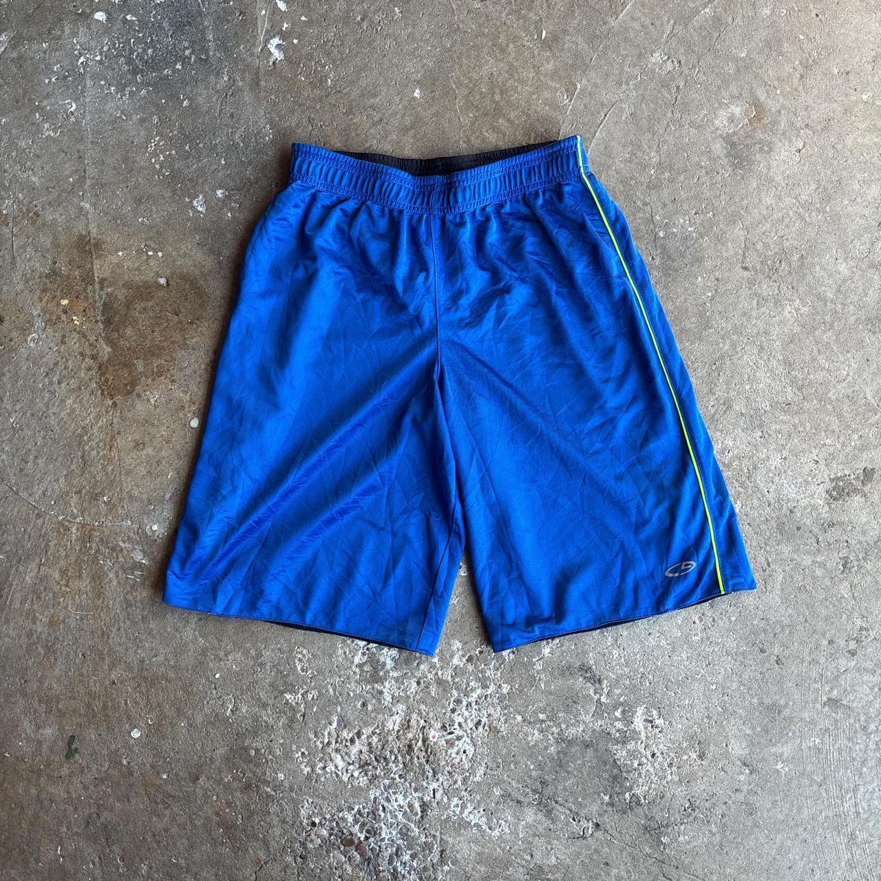 Black & Blue Reversible Champion Basketball Shorts