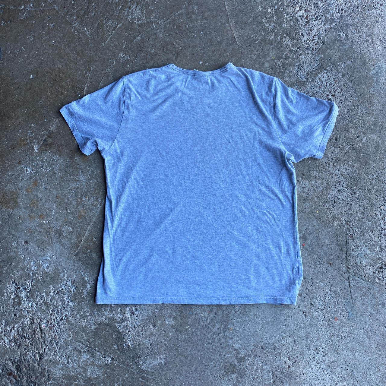 Grey Calvin Klein Text T-Shirt - L