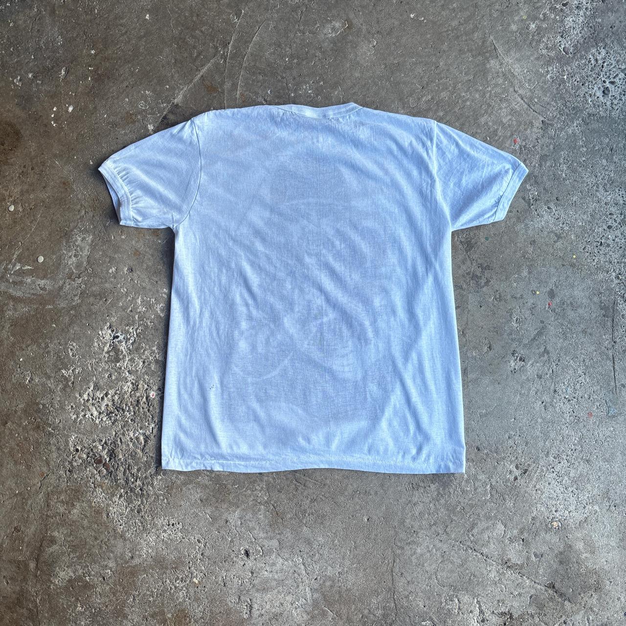 White Militia Graphic T-Shirt - L