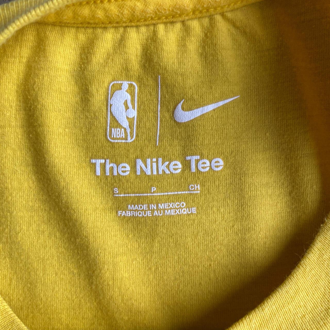 Yellow Nike Graphic NBA T-Shirt- S