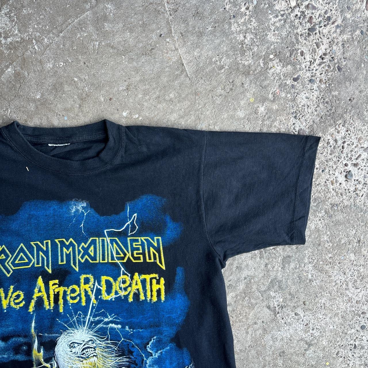 Black Iron Maiden “Life After Death” 1980s Band T-Shirt