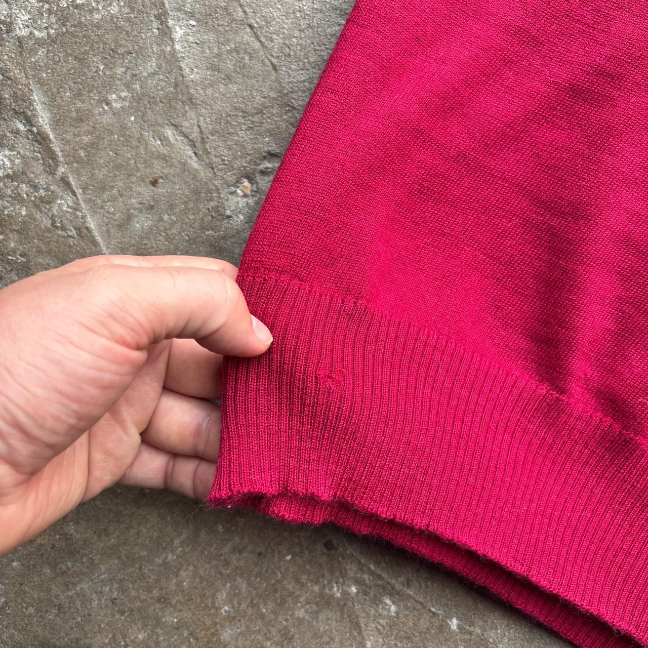 Vintage Red Lacoste Wool sweater vest - S