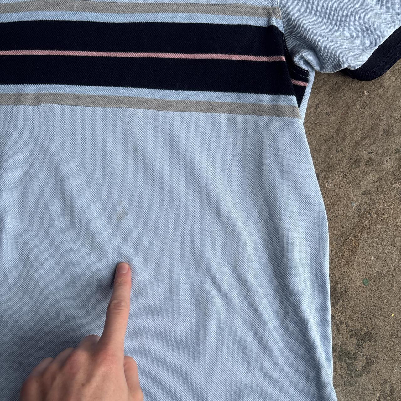 Light Blue & Black Fred Perry Polo Shirt - 2XL