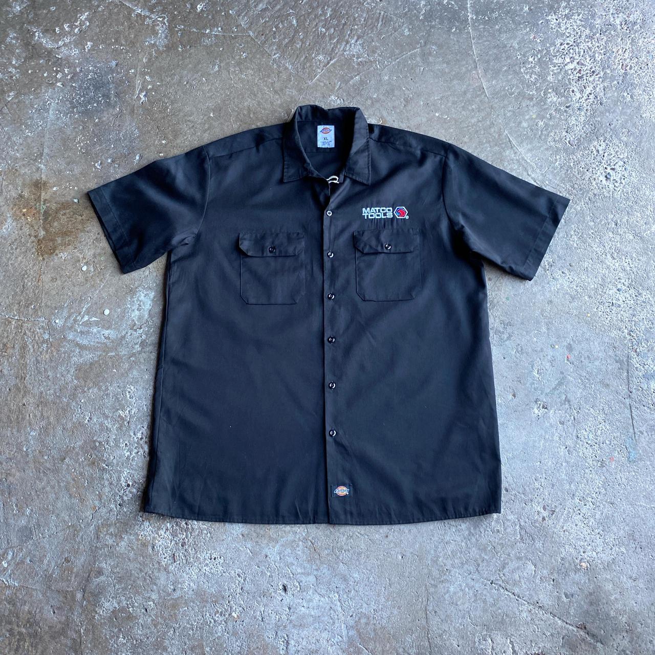 Black Dickies Short Sleeve Workwear Shirt - XL