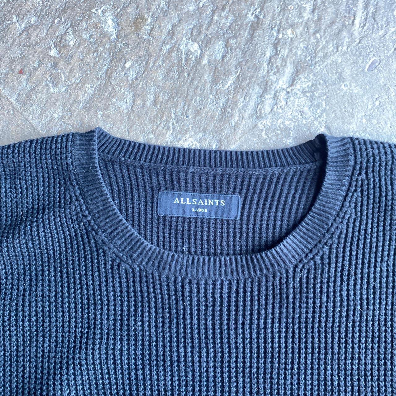 Black All Saints Knitted Jumper - L