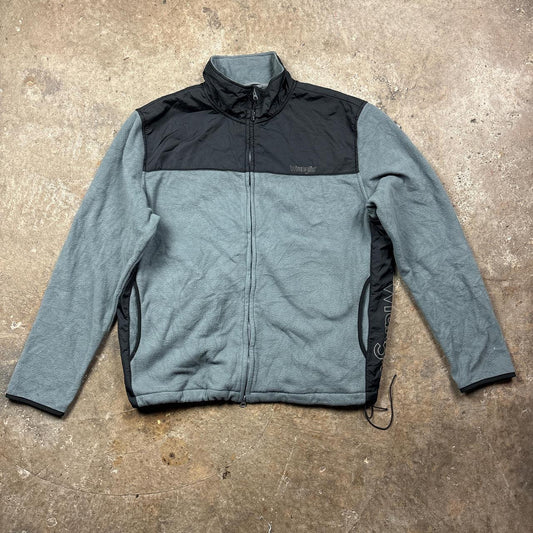Grey and black Wrangler fleece jacket
