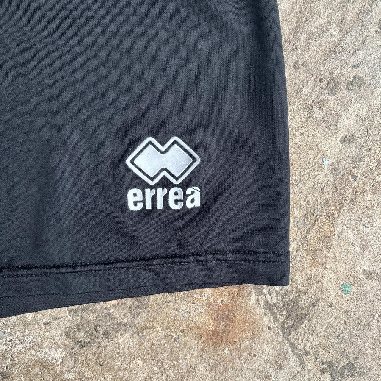 Black FC United Errea Football Shorts