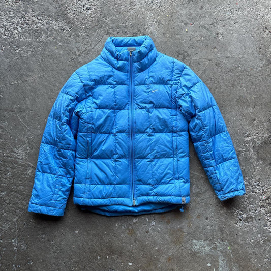 00s Blue Nike Puffer - S
