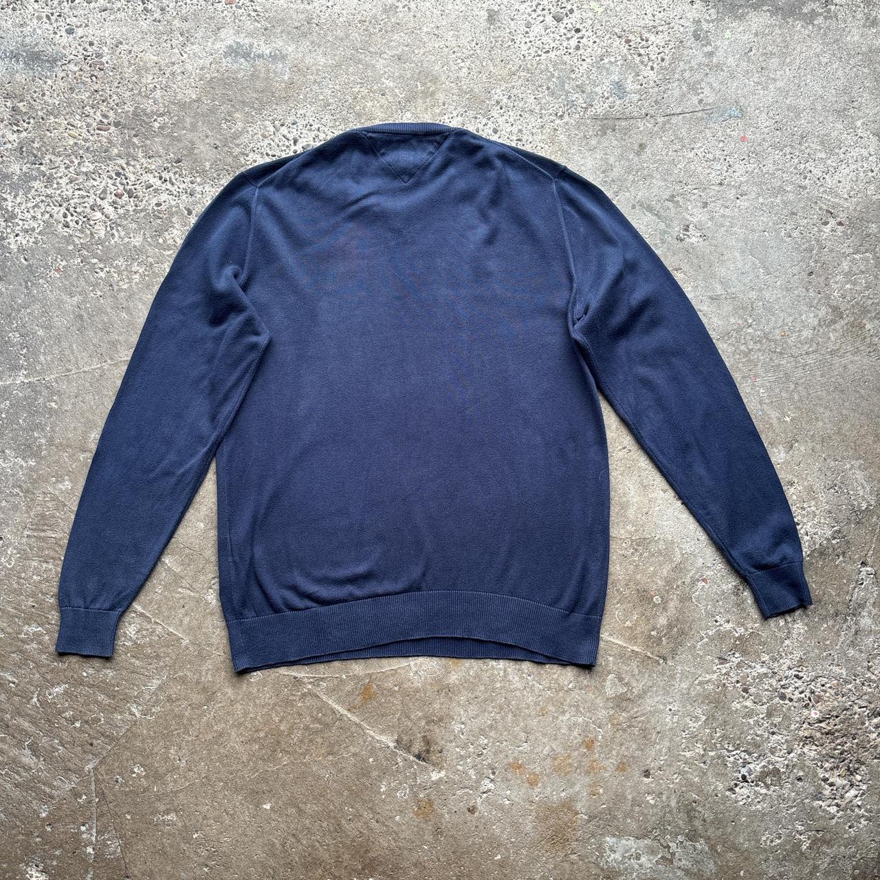 Navy Tommy Hilfiger Golf v-neck sweater - M
