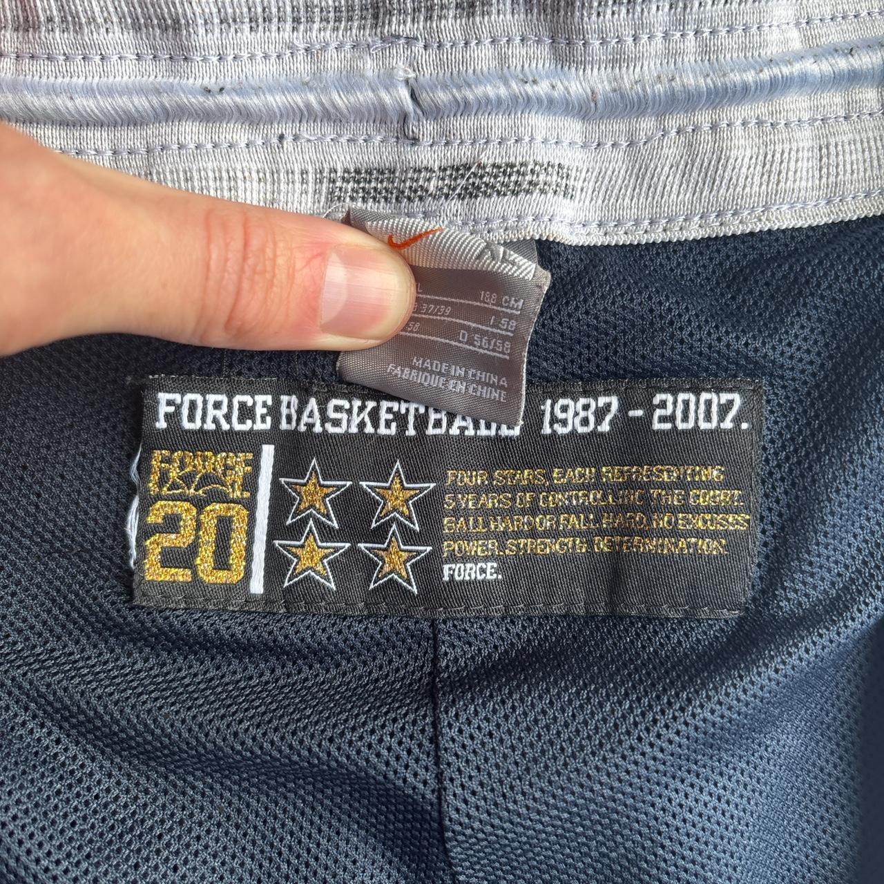 00’s Nike Navy ‘Force’ Basketball shorts
