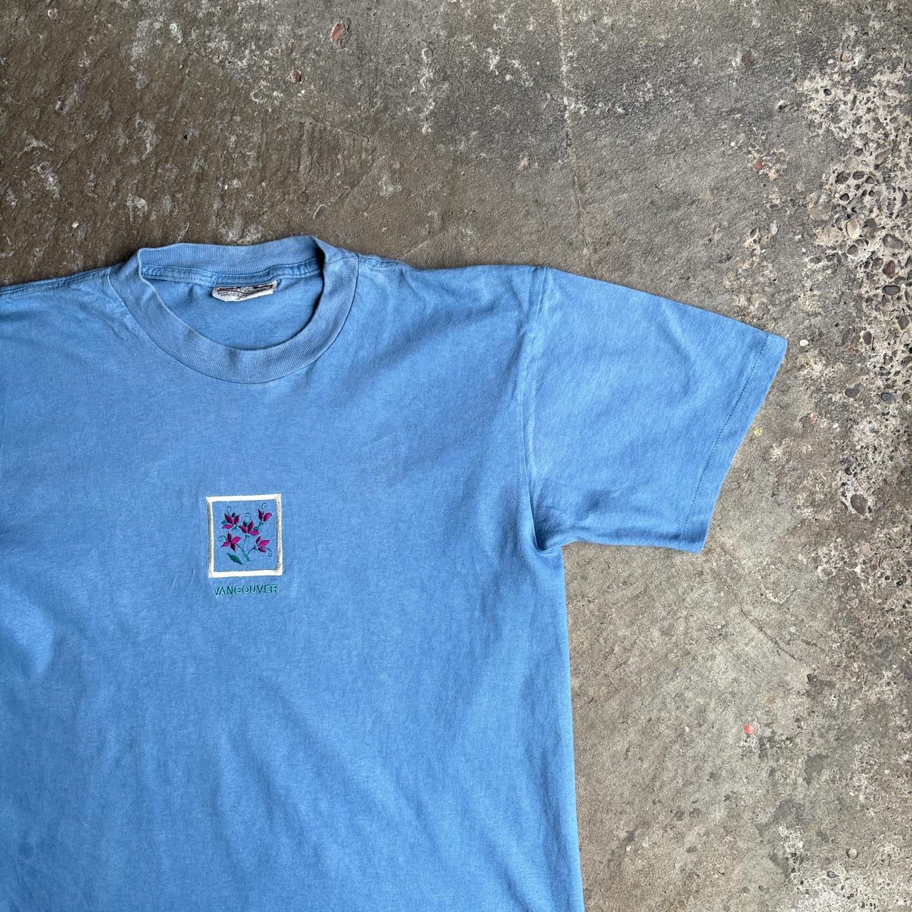 Blue Vintage Single Stitch ‘Vancouver’ T-Shirt - M