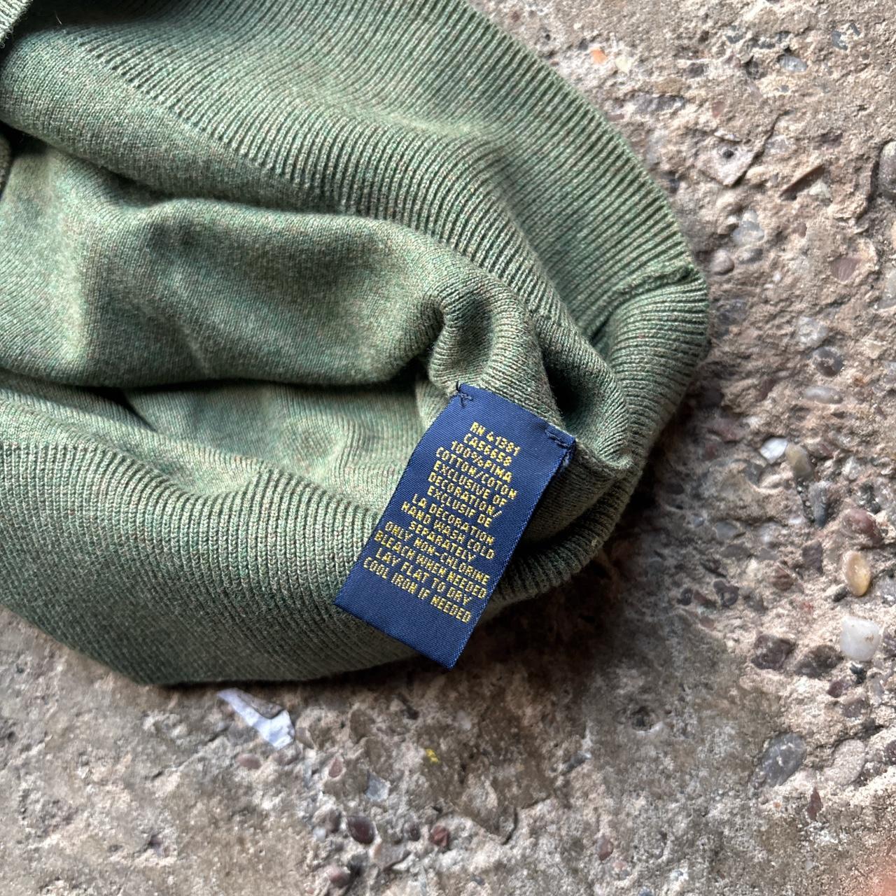 Green Polo Ralph Lauren v-neck sweater