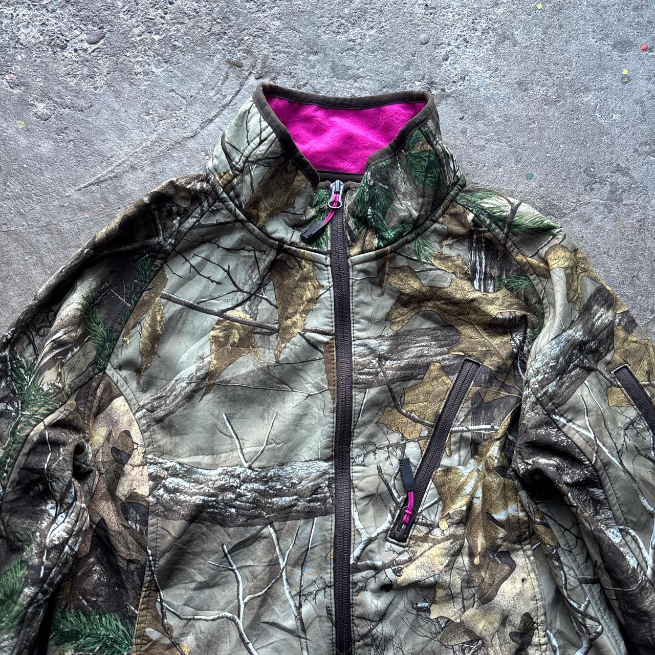 Realtree active jacket with pink detail - M