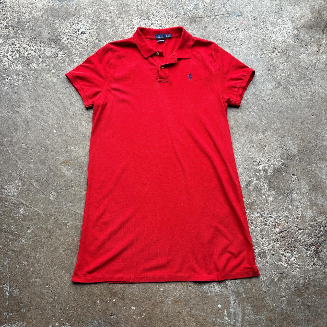 Red Polo Ralph Lauren t-shirt dress - XL