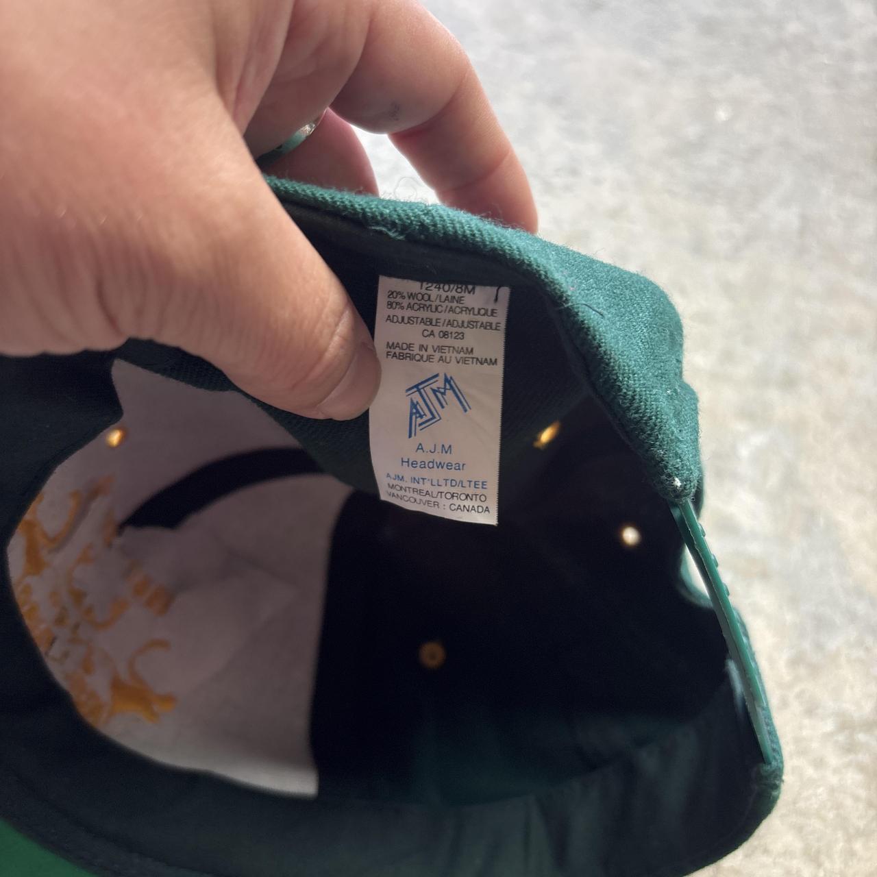 00s Green and yellow vintage snapback