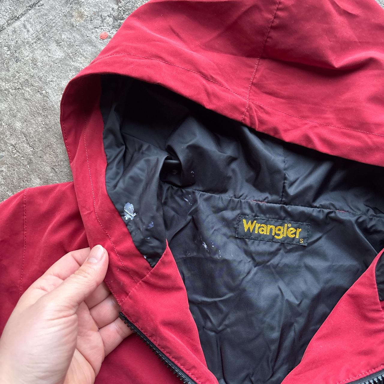 Red Wrangler active jacket with embroidered logo