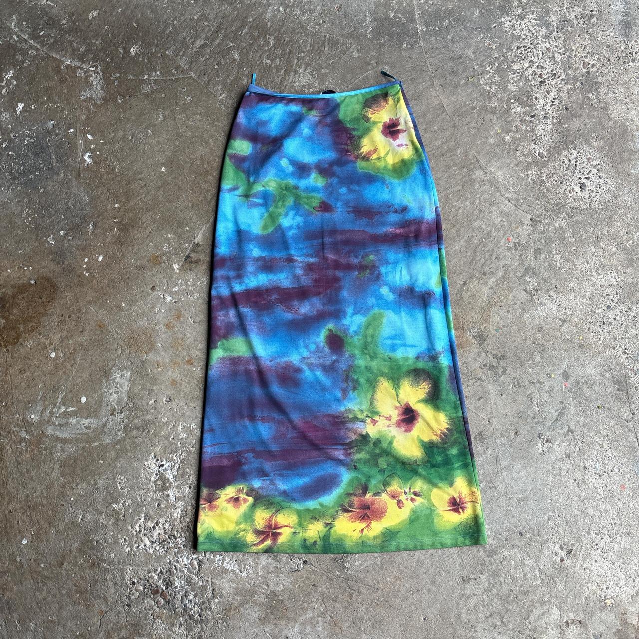 Colourful Patterned Maxi Skirt