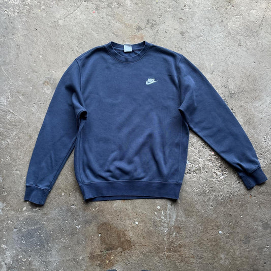 Navy Nike sweatshirt with embroidered logo