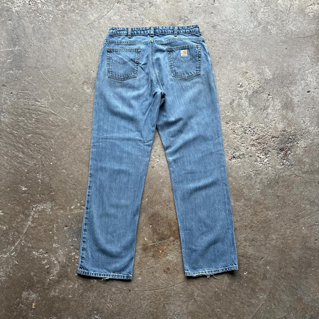 Blue Carhartt Jeans - Size 12, W33/L32