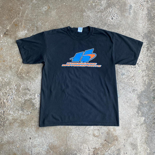 Black ‘Hurricane Motorsports’ Graphic T-Shirt - L