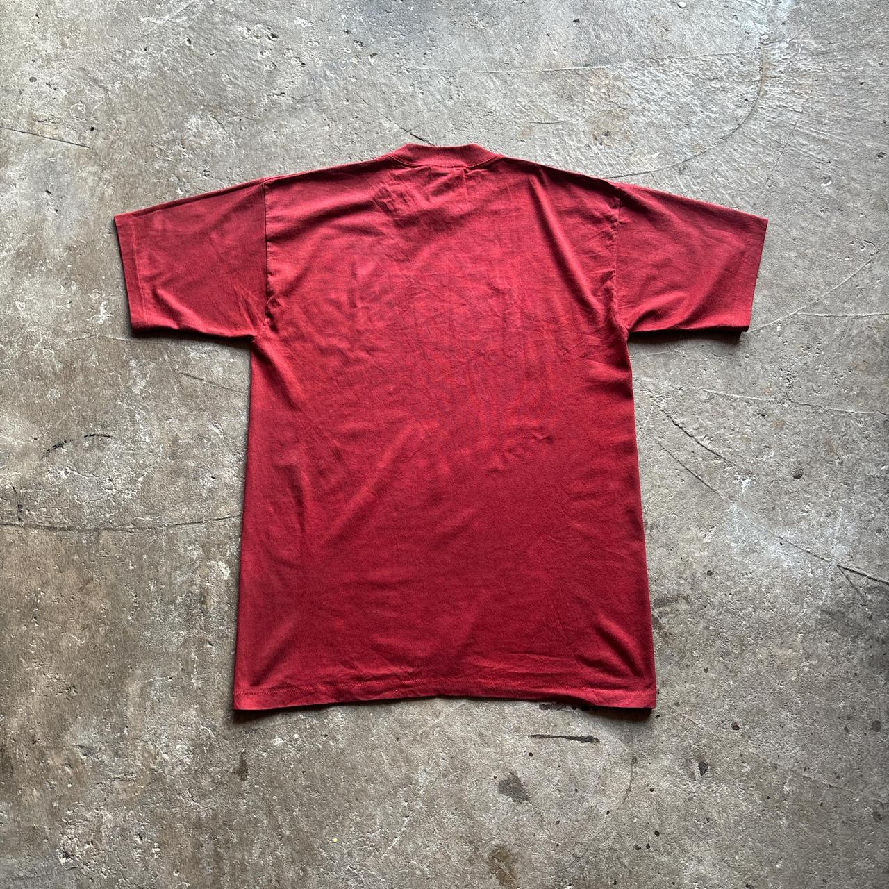 Vintage Red Graphic Single Stitch T-Shirt