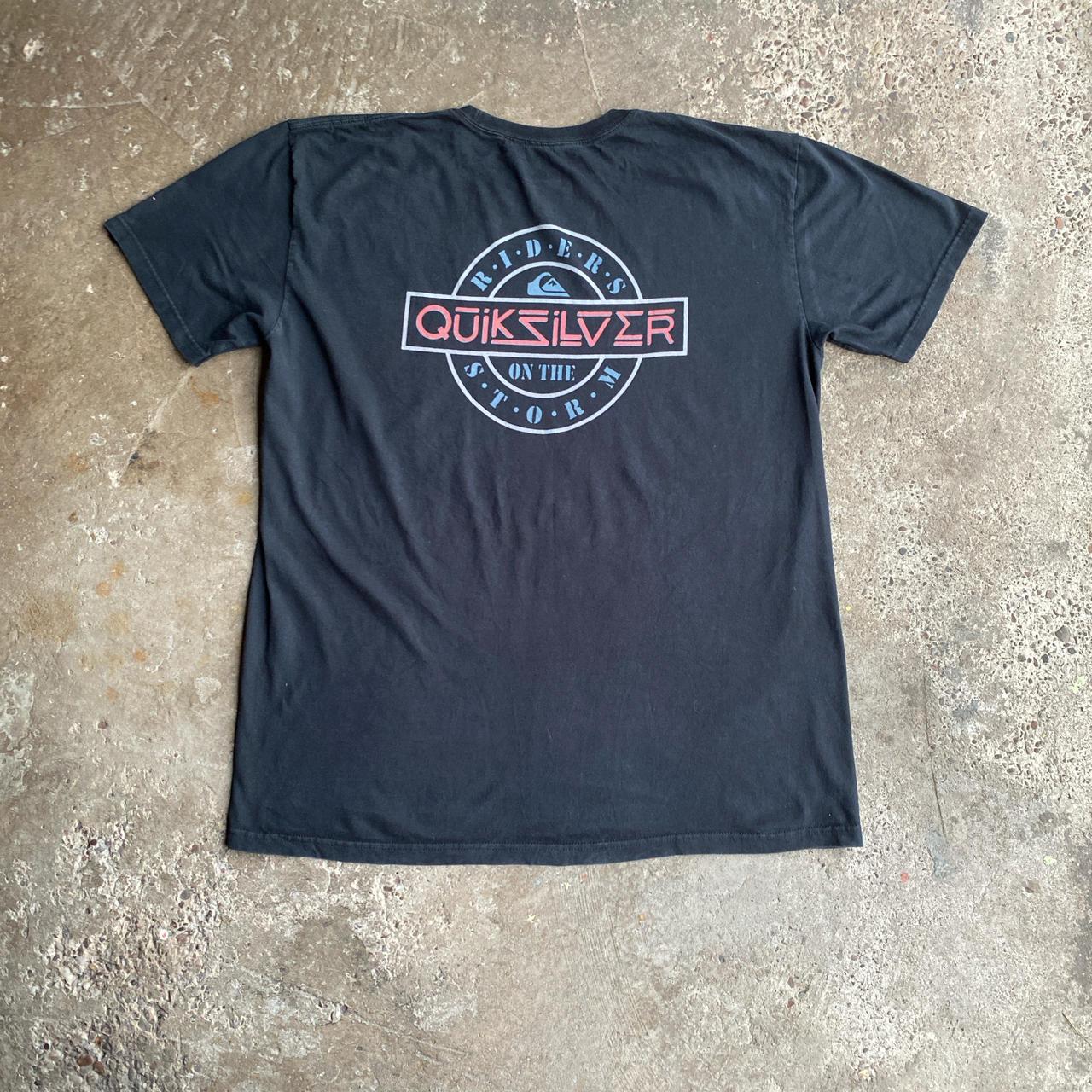 Black Quiksilver Graphic T-Shirt - 2XL