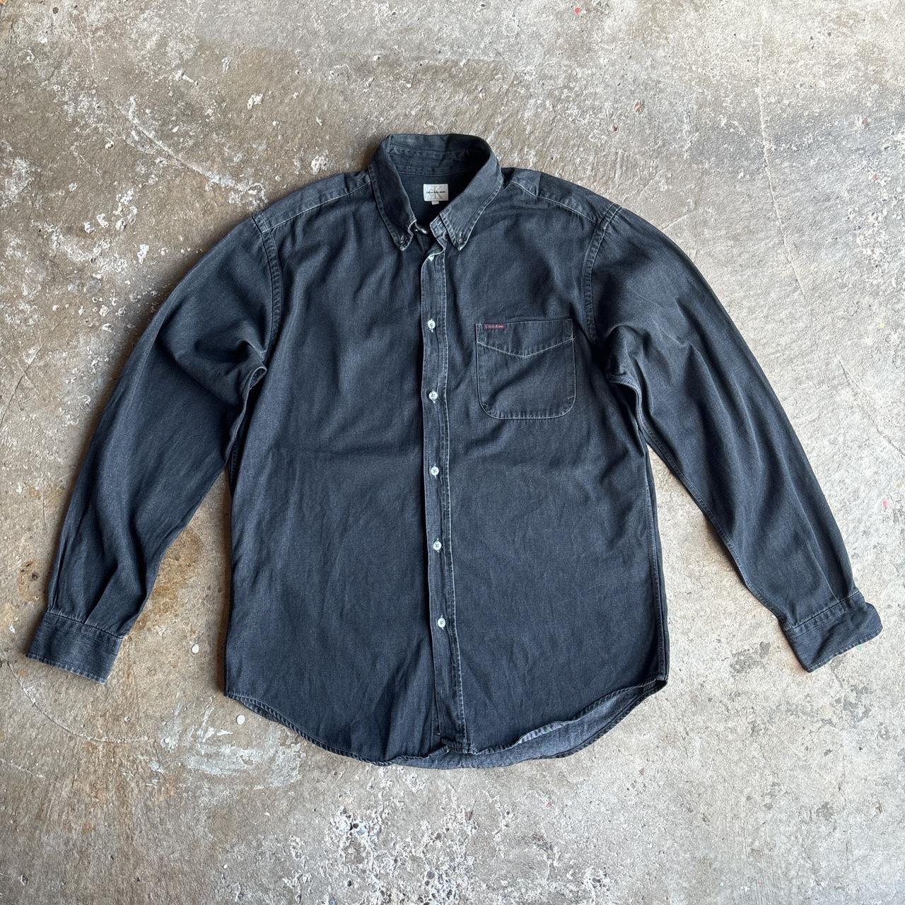 90s black vintage Calvin Klein shirt