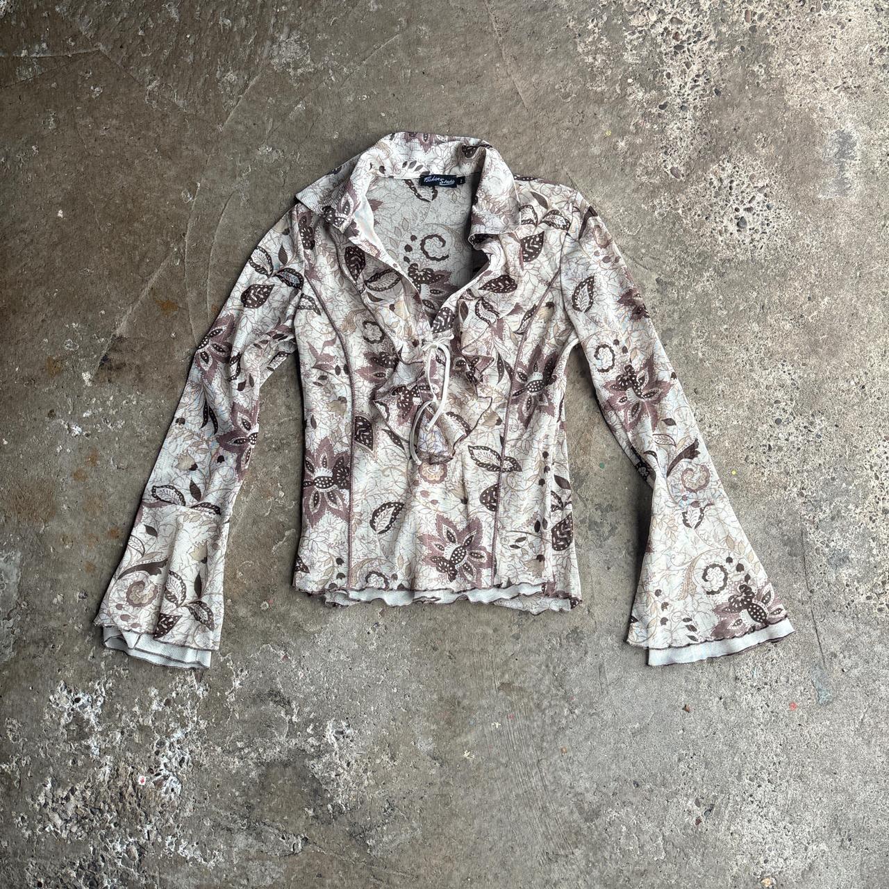 Fashion Studio Patterned Y2K Blouse/Shirt