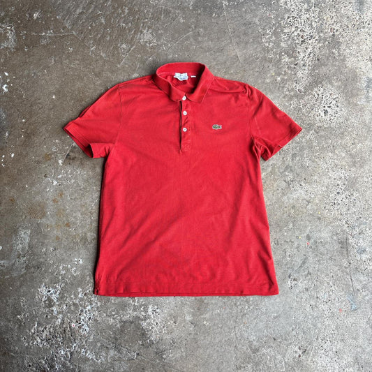 Peach Classic Lacoste Slim Fit Polo Shirt