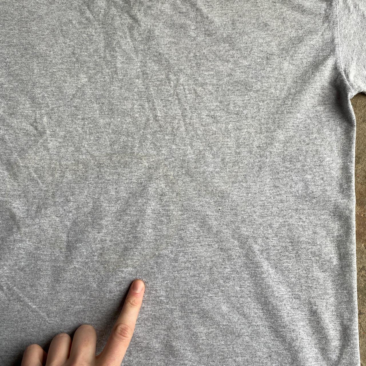 Vintage Grey Nike Graphic Baseball T-Shirt - XL (women’s)