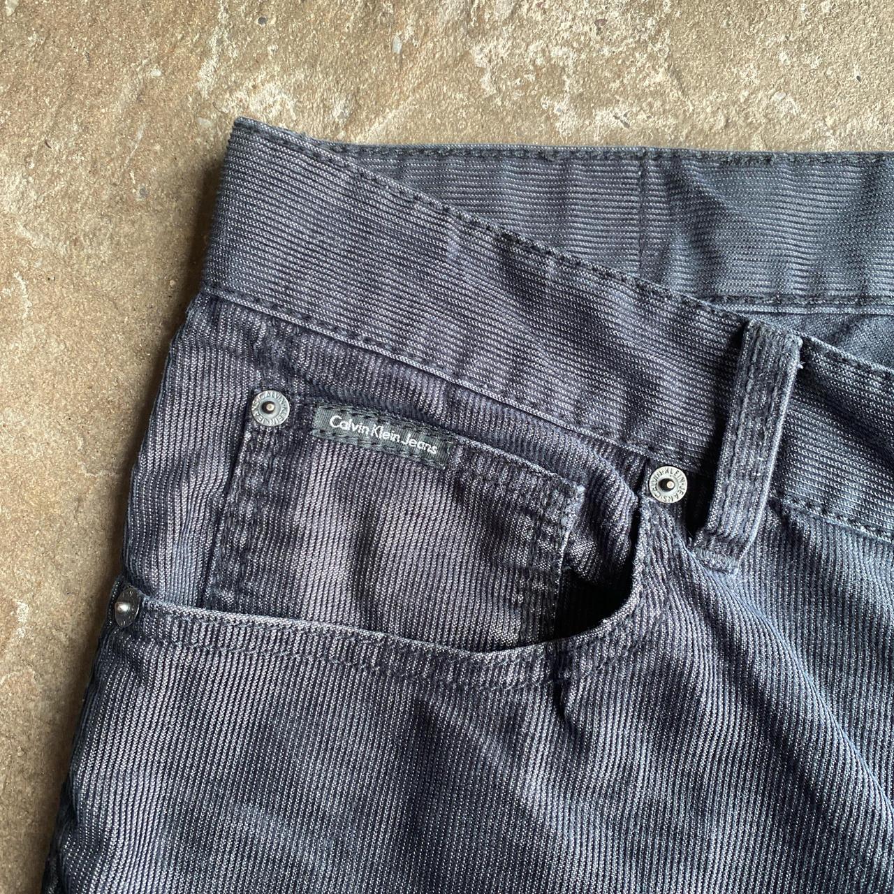 Washed Black Calvin Klein Jeans Corduroy Trousers - 36
