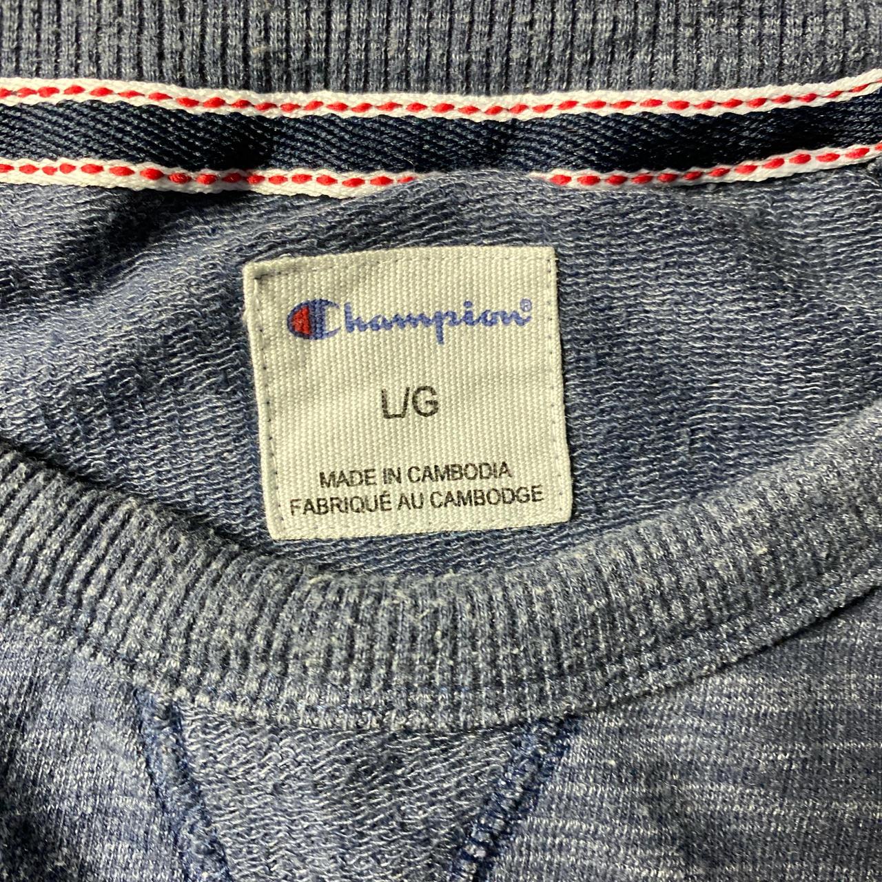 Blue Champion Crewneck Sweatshirt - L