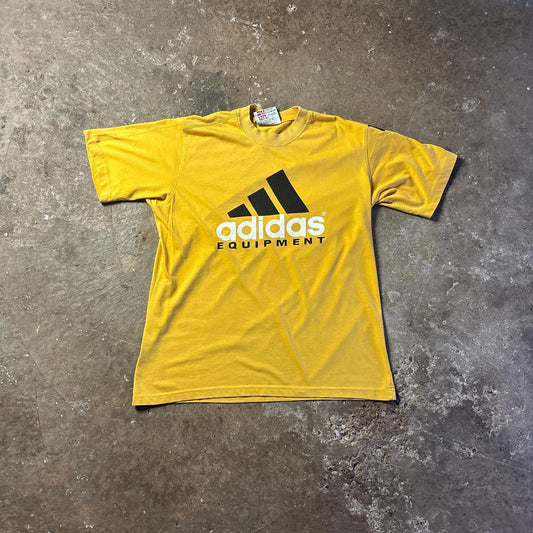 Vintage ‘90s Yellow Adidas Graphic T-Shirt - M