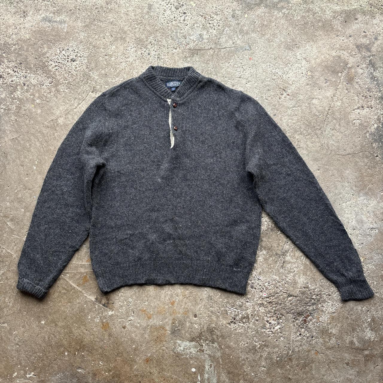 Vintage grey Land’s End knitted sweater