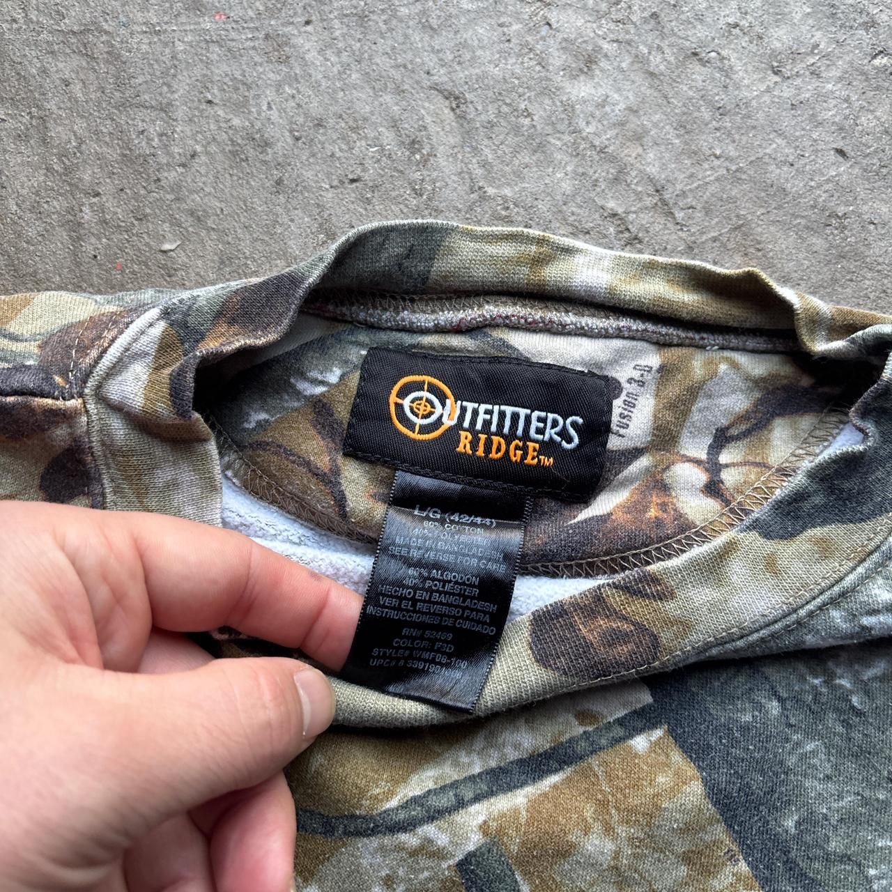 Real tree camo sweatshirt - L