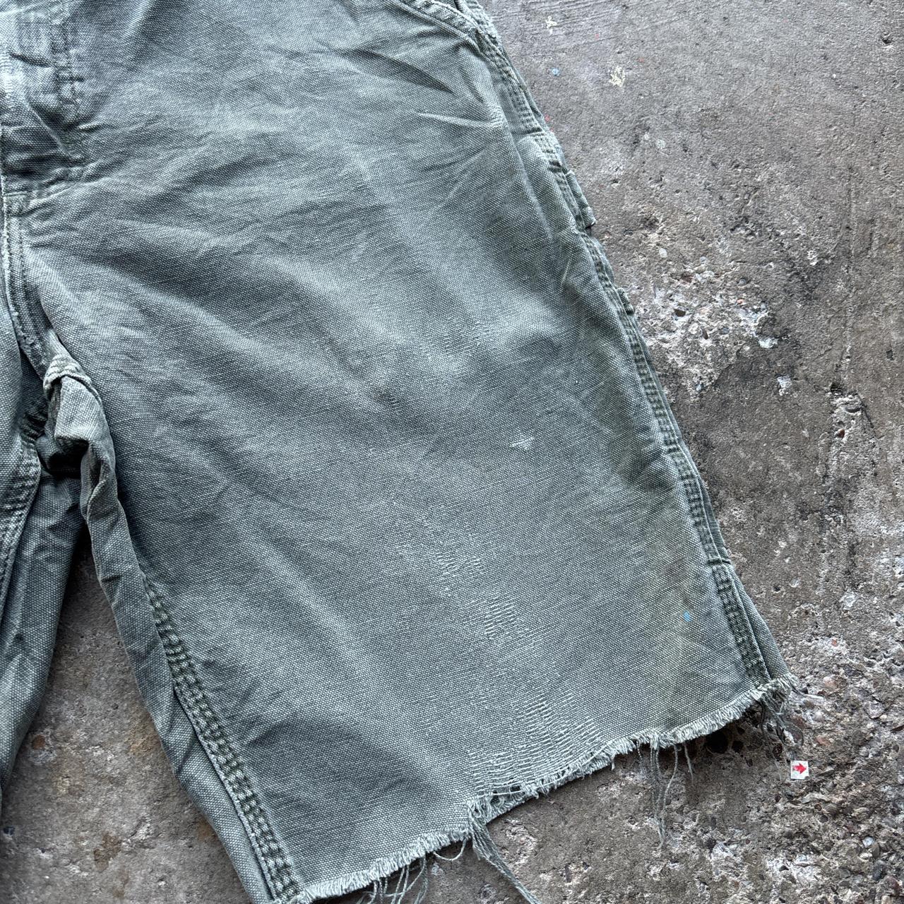 Vintage Grey Carhartt distressed shorts