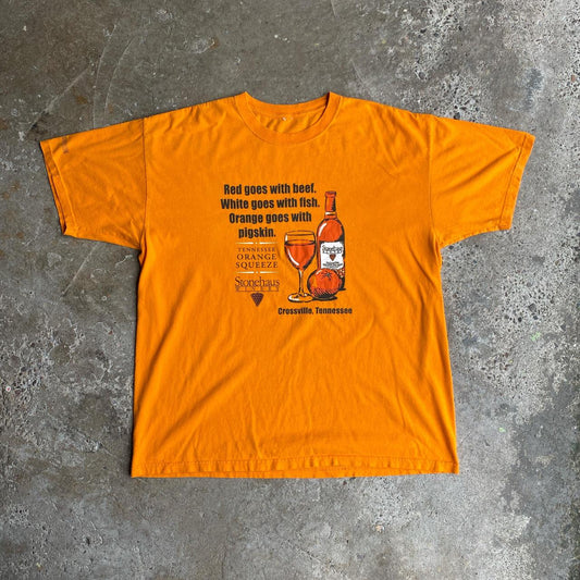 Orange Winery Graphic T-Shirt - XL