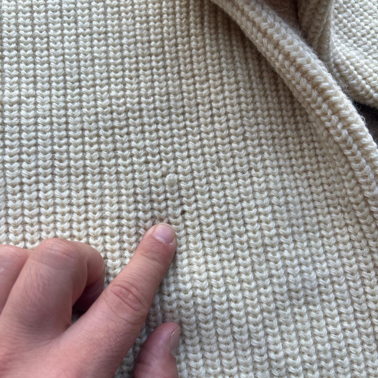 Cream Barbour wool sweater - C42