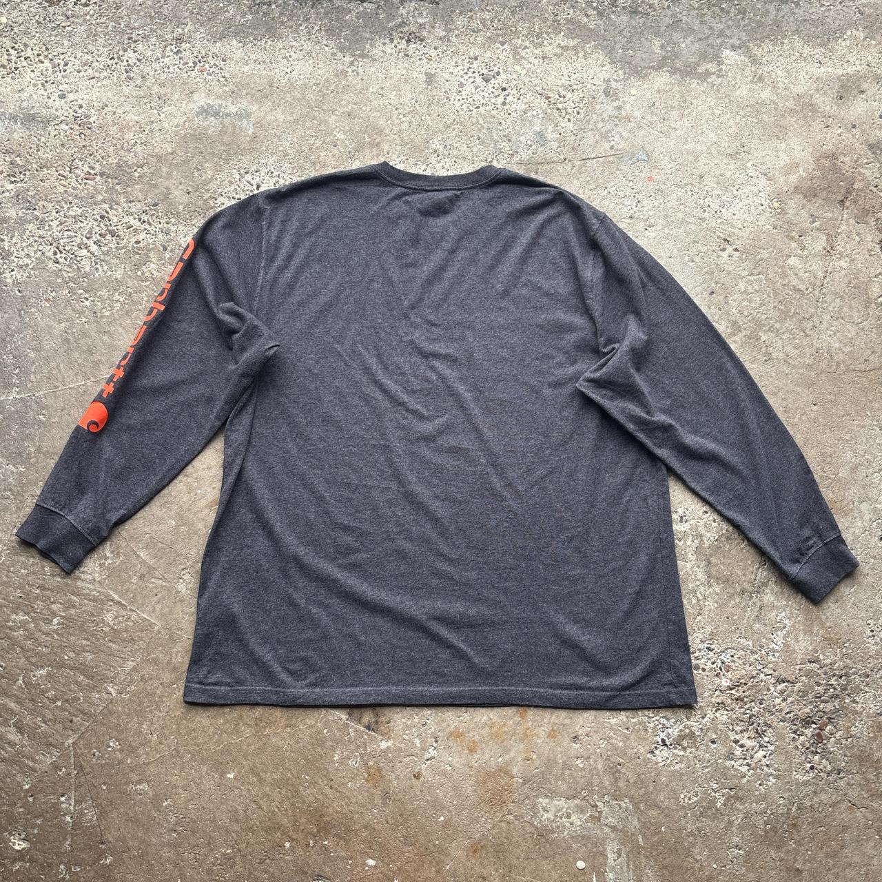 Grey Carhartt long-sleeve top - 2XL