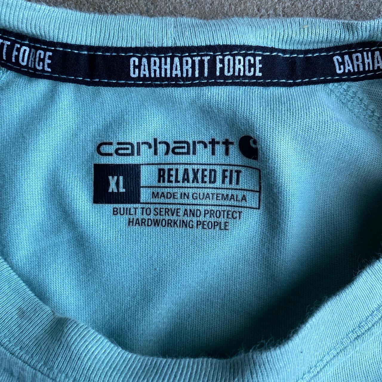 Light Blue Carhartt Pocket T-Shirt - XL