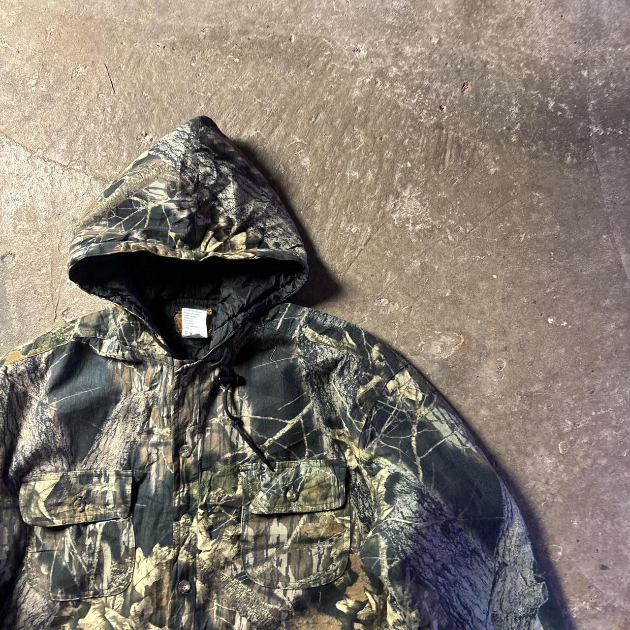 Duxbak Woodland Print Hooded Jacket - L