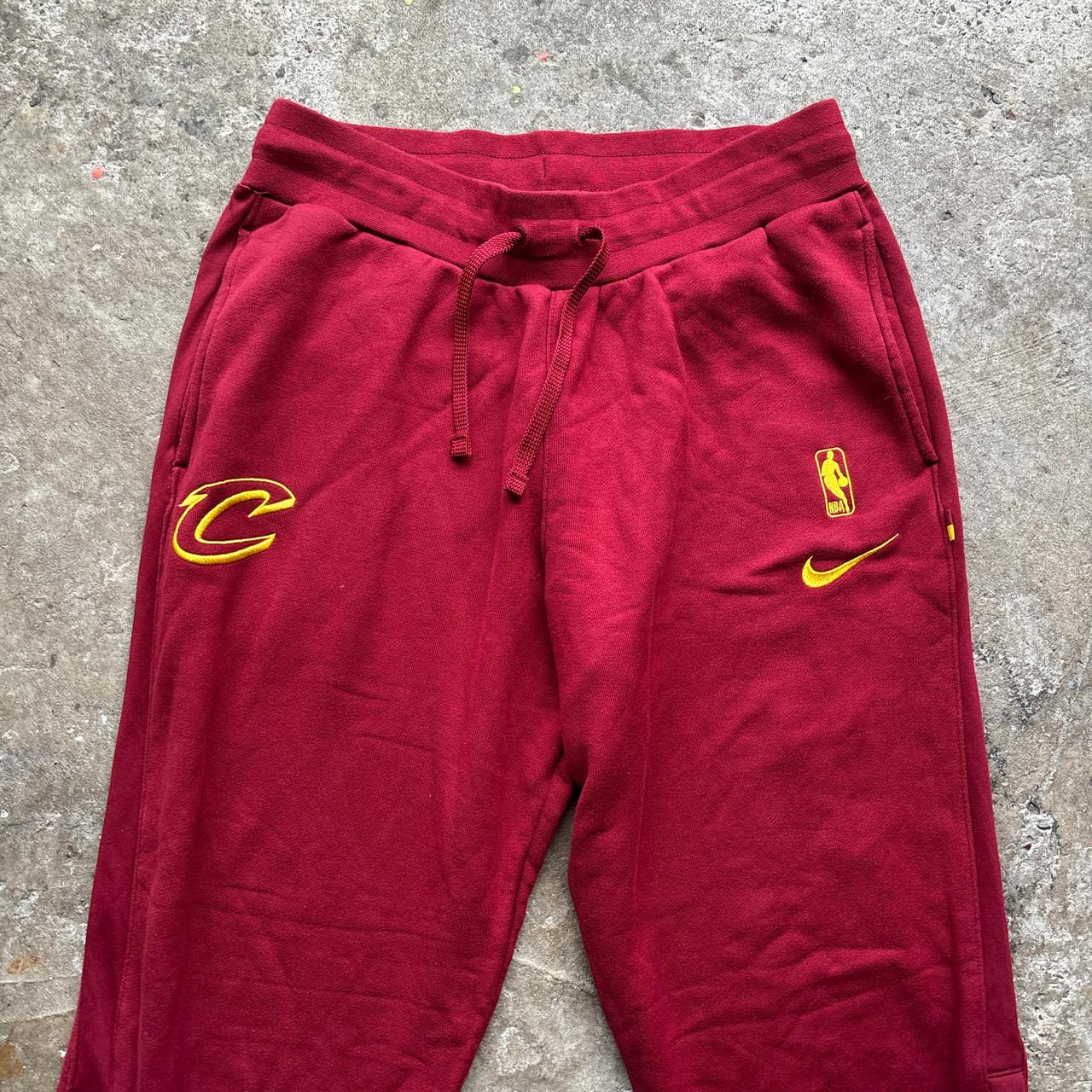 Nike NBA Cleveland Cavaliers red and yellow sweatpants