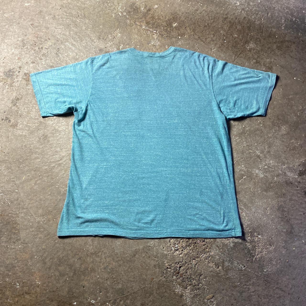 Textured Blue Carhartt Pocket T-Shirt - 2XL
