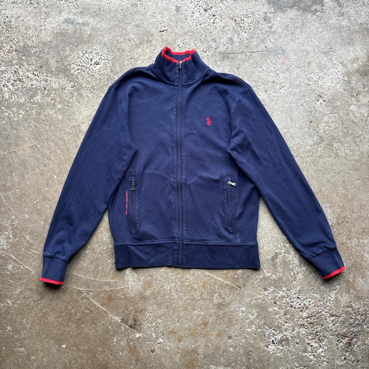 Navy Polo Ralph Lauren zip-up jacket - S