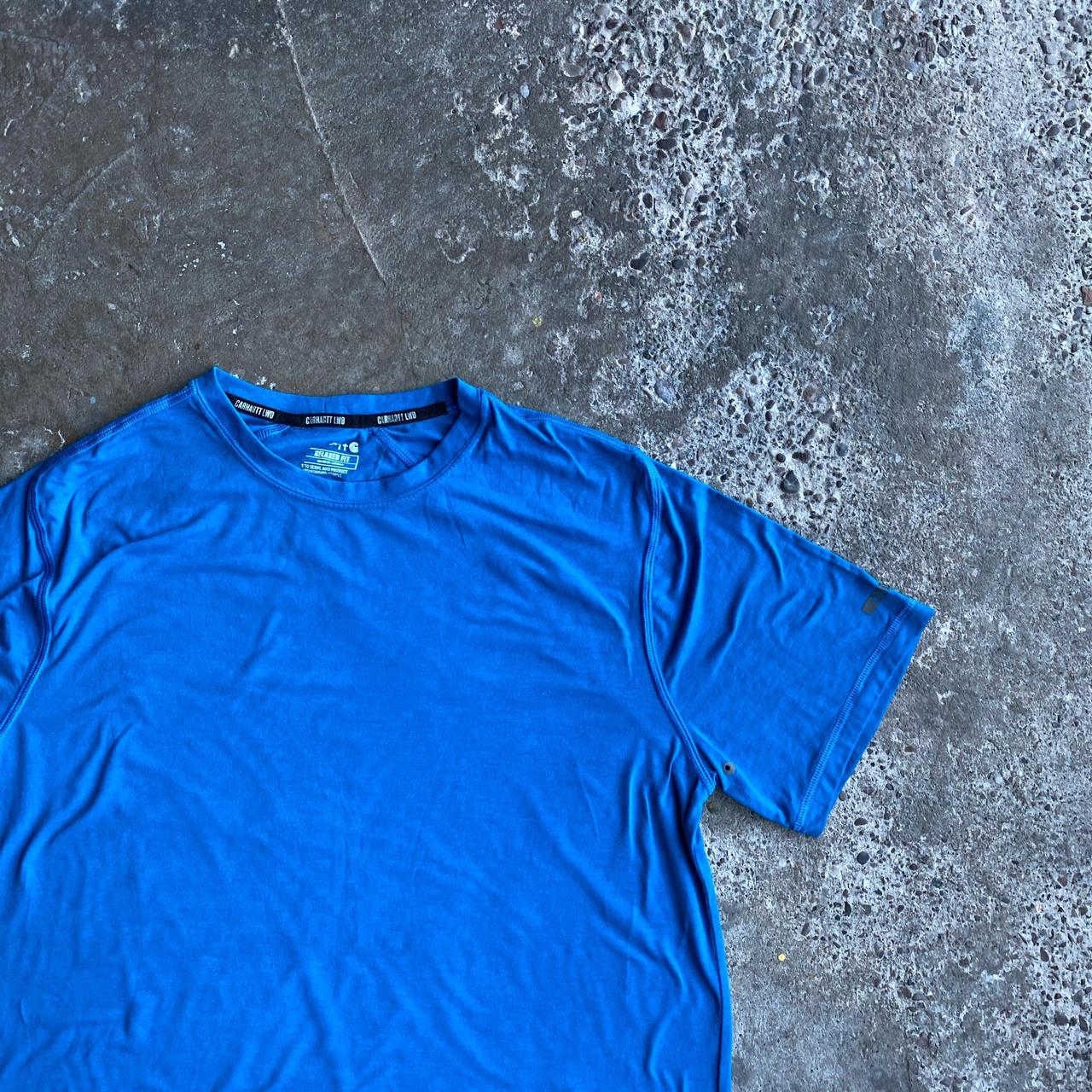 Blue Carhartt Athletic Wear T-Shirt - M