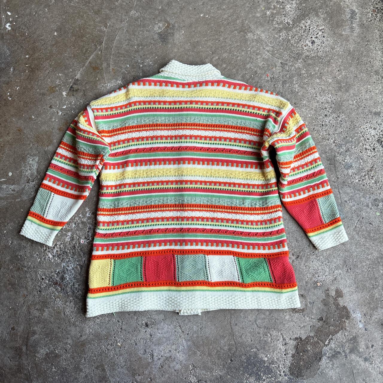 Multi Coloured Knitted Cardigan