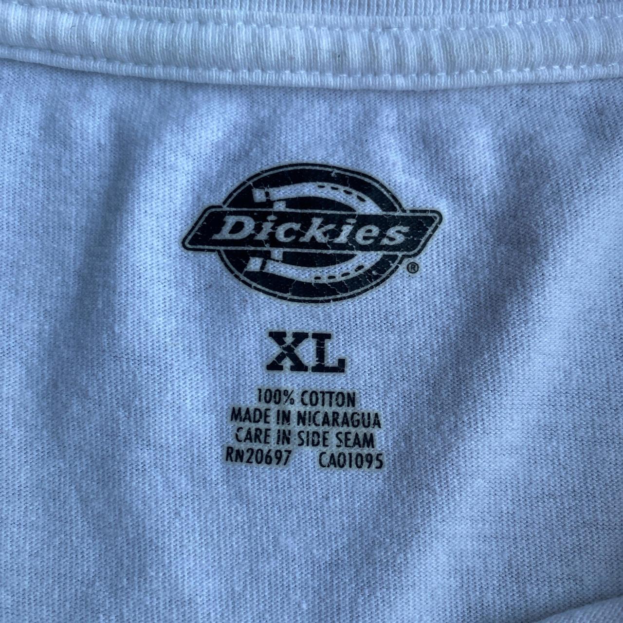White Dickies Single Pocket T-Shirt - XL