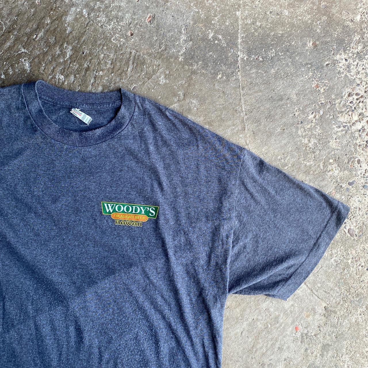 Grey Graphic Woody’s Beer T-Shirt - 2XL